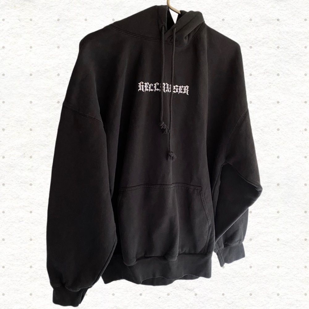 Brandy Melville Christy Oversized Black Hoodie